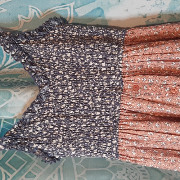 ⭐ HOST PICK ⭐ Boho three color tiered midi dress - Picture 2 of 4